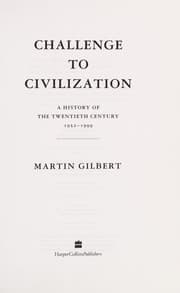 Cover of A History Of The Twentieth Century Volume One : 1900 - 1933